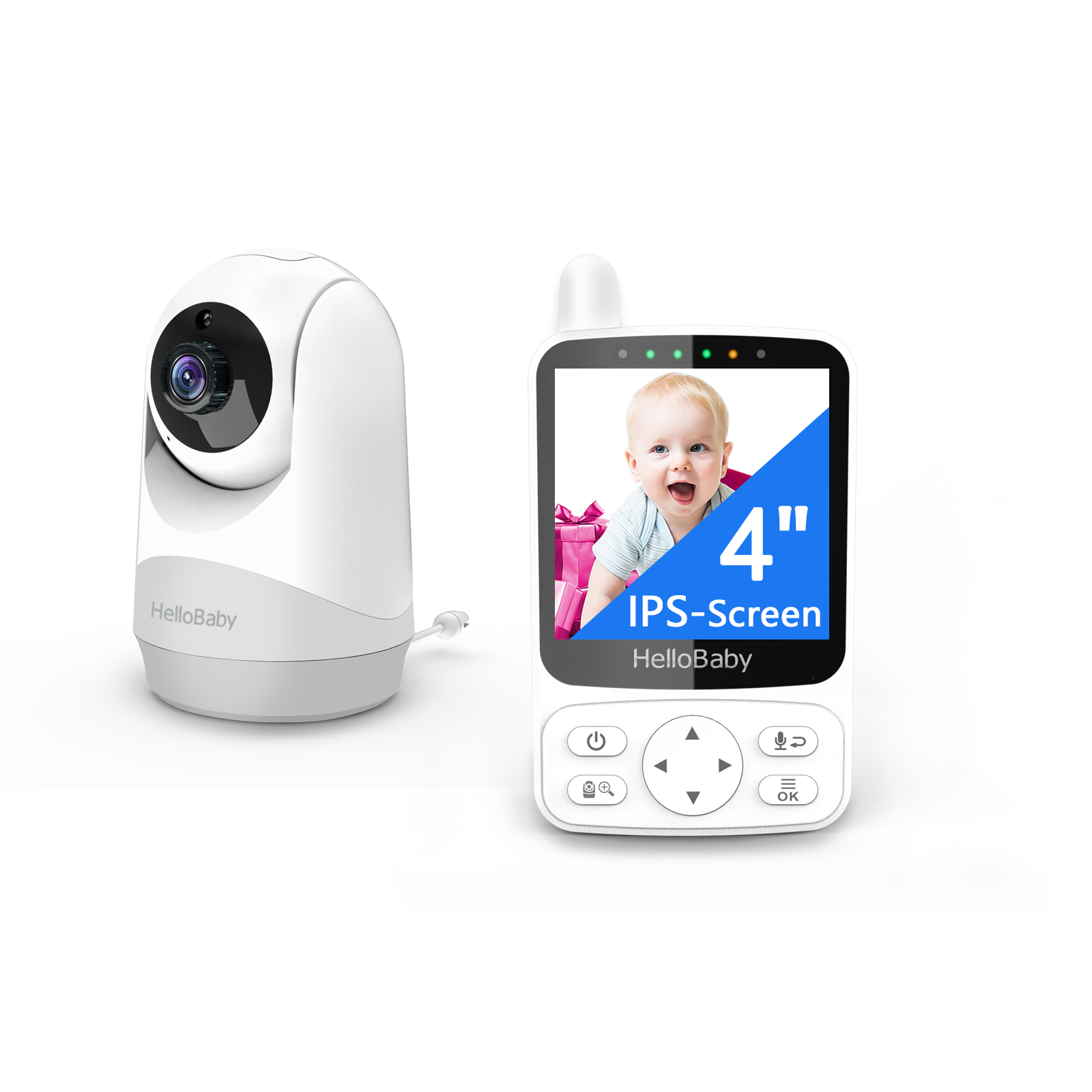 VTimes VT50T Baby Monitor Video Baby Monitor with Camera and Audio No WiFi  5 LCD Screen, Two-Way Audio, Night Vision,1000ft Range, 2X Zoom  Temperature Display, Lullaby Elderly Pet