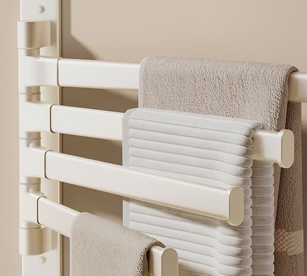 hellobaby best baby monitor - Hellobaby  Rotatable Towel Rack, No Drill Installation, Multi-Bar Space Aluminum Towel Holder, Bathroom Hanging Rack, Dormitory Storage and Drying Rack