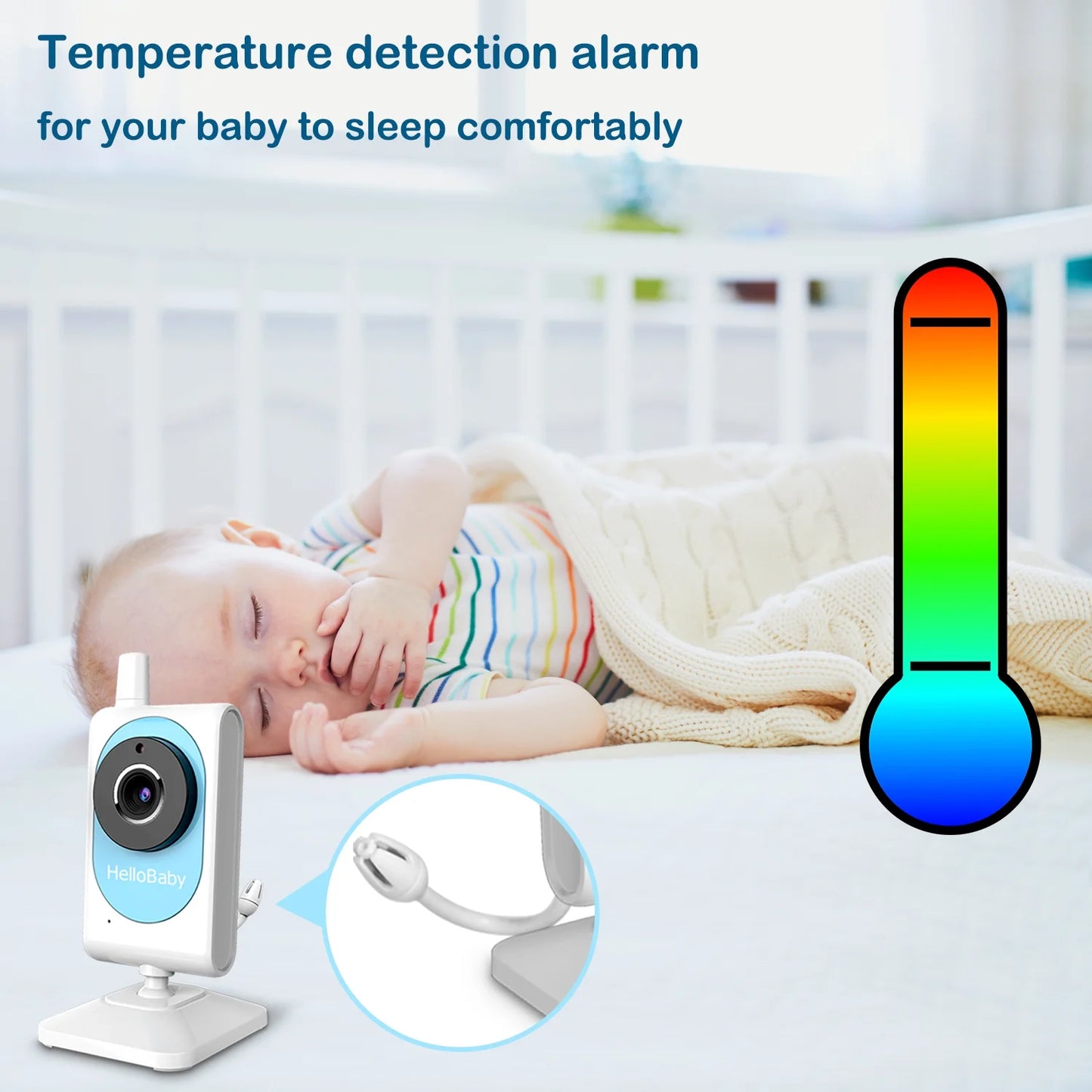 hellobaby best baby monitor - HelloBaby HB26 Video Baby Monitor