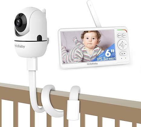 hellobaby best baby monitor - HelloBaby 6'' Video Baby Monitor