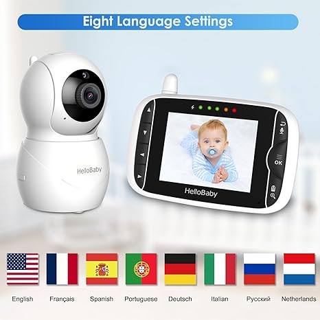 hellobaby best baby monitor - HelloBaby HB66 Pro Video Baby Monitor