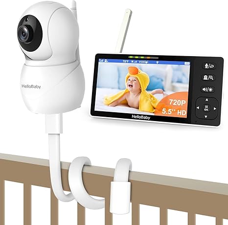 hellobaby best baby monitor - HelloBaby HB6081 - 720P 5.5'' Video Baby Monitor