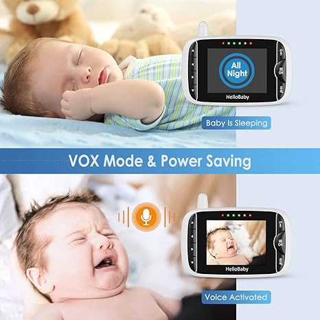 hellobaby best baby monitor - HelloBaby HB66 Pro Video Baby Monitor