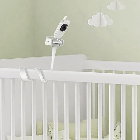 hellobaby best baby monitor - Universal Baby Monitor Camera Mount for Infant Optics DXR-8 & DXR-8 Pro, Compatible with HelloBaby Light-Weight Type Baby Monitors, Attaches to Cribs, Cots, or Furniture