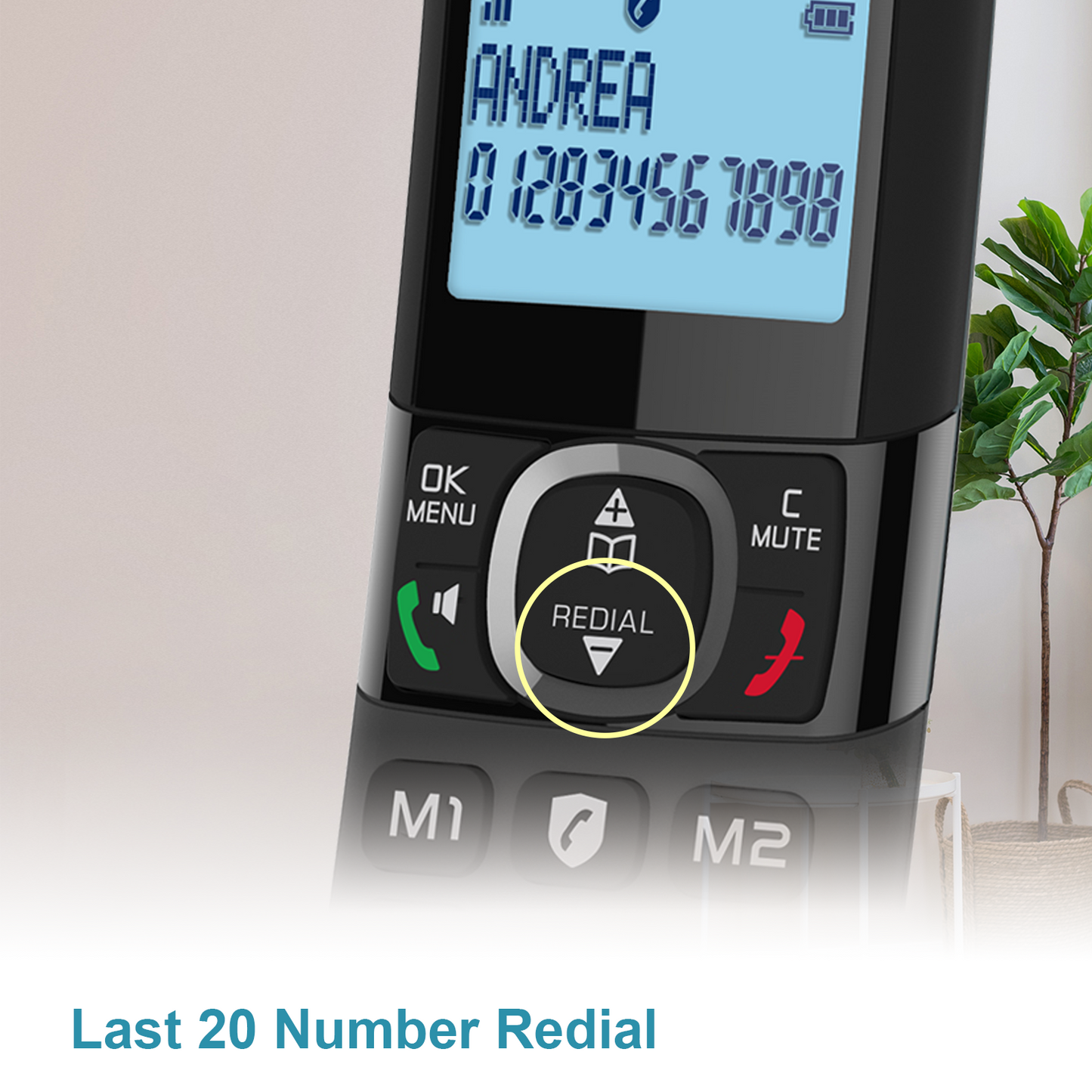 Hellobaby HB2688-3 DECT 6.0 Digital Cordless Telephone