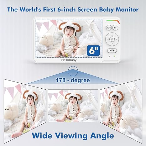 hellobaby best baby monitor - HelloBaby HB6560-2 Video Baby Monitor with two cameras