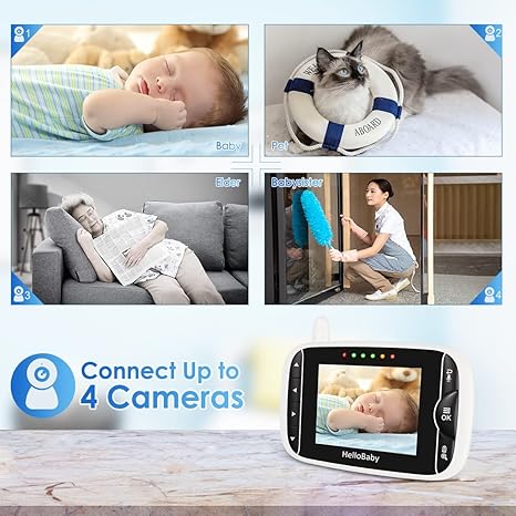 hellobaby best baby monitor - HelloBaby HB66 Pro Video Baby Monitor