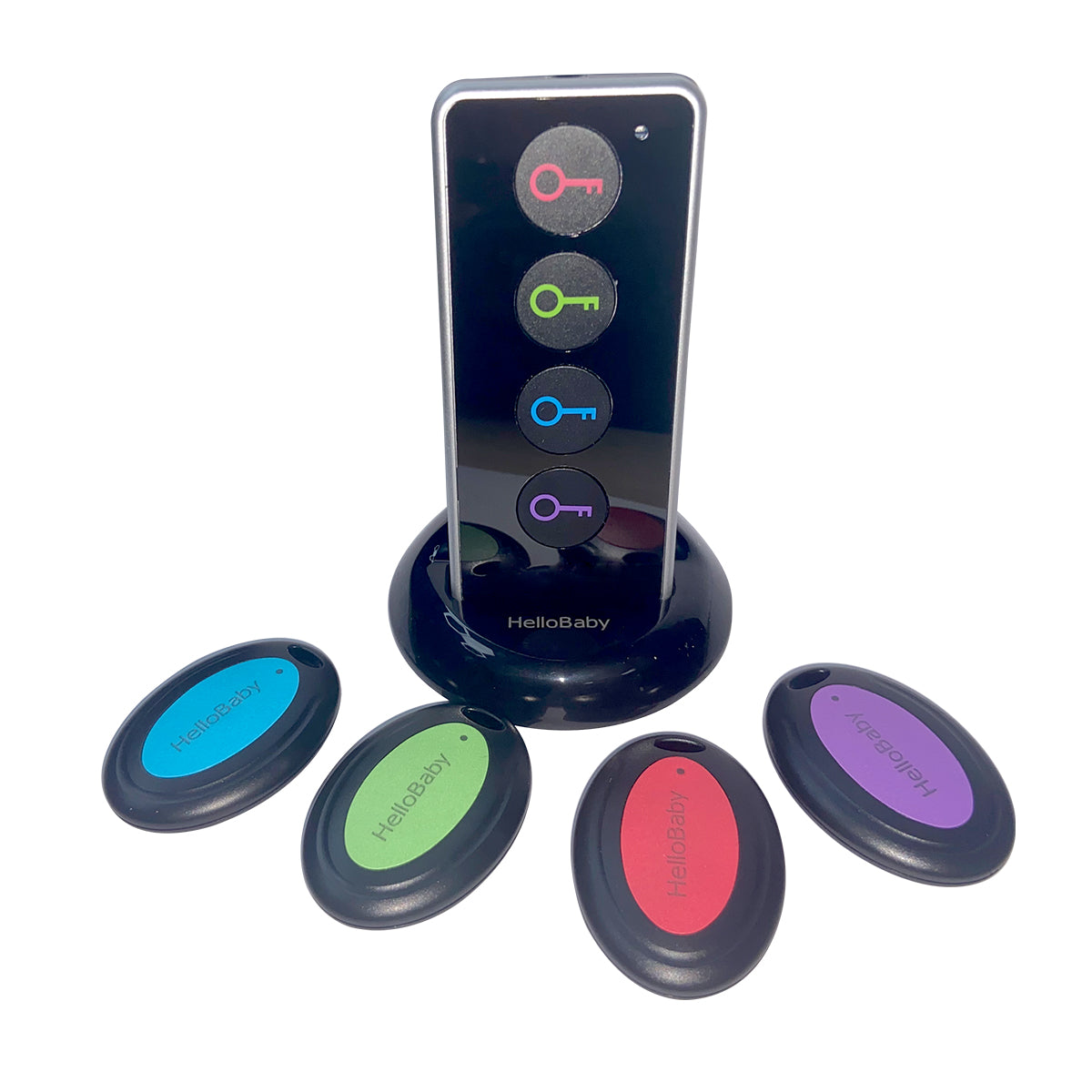 hellobaby best baby monitor - Hellobaby Key wireless finder, anti-lost remote control, pet tracker with one transmitter and four receivers.