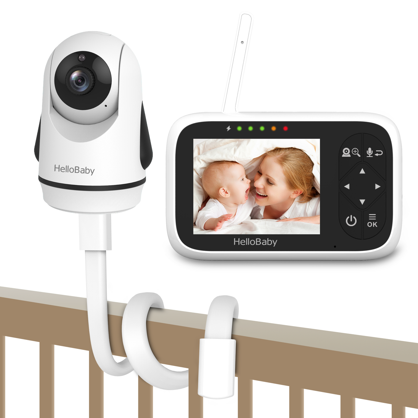 hellobaby best baby monitor - HelloBaby HB6336 Baby Camera Monitor