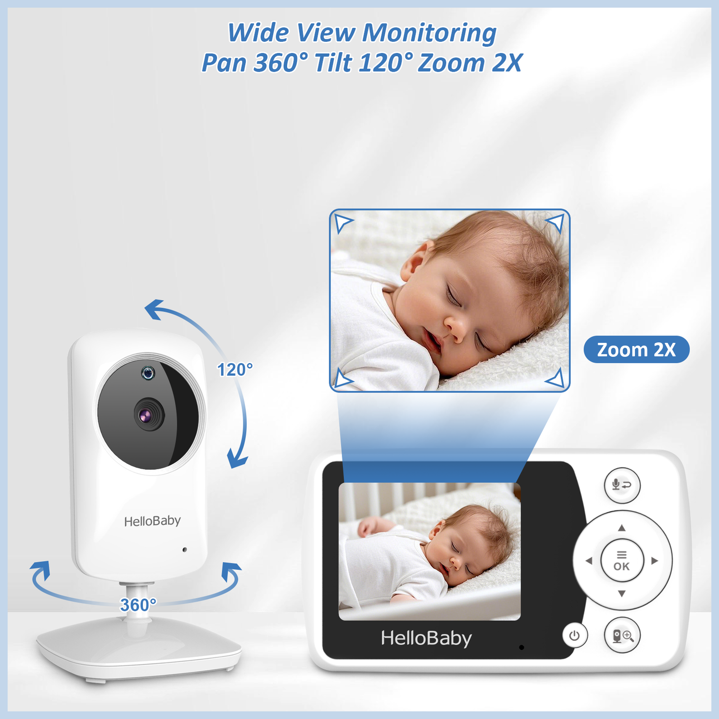 HB31 2.4” Video Baby Monitor