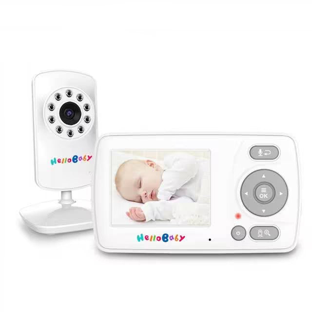 HelloBaby Baby Monitor-HB30 with camera and audio, 1000 feet long range  video baby monitor - no WiFi, VOX mode 2.4 inch LCD screen, security camera