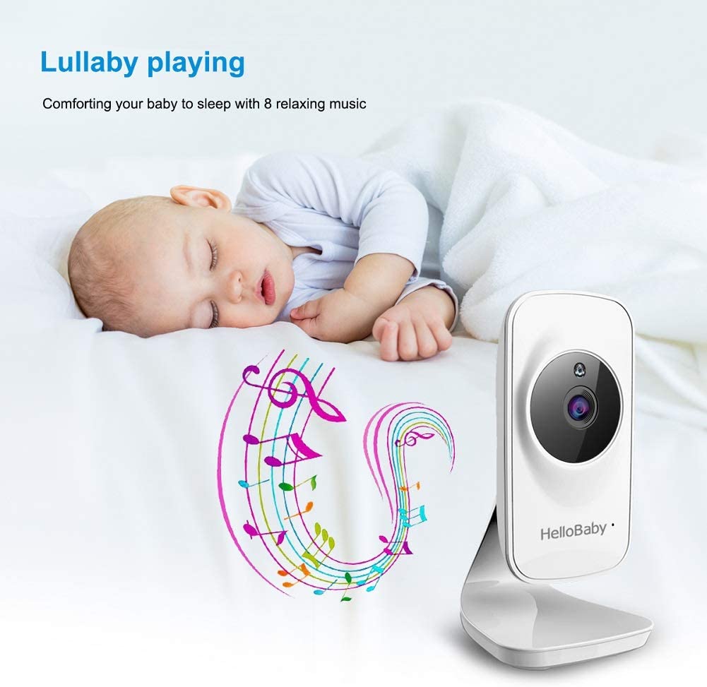 hellobaby best baby monitor - HelloBaby monitor HB50 | Video Baby Monitor with Camera and Audio
