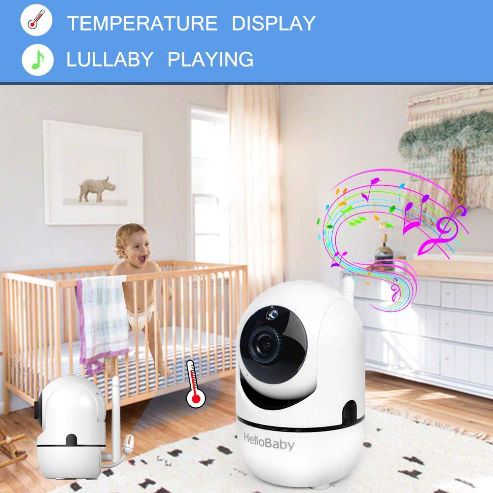 hellobaby best baby monitor - HelloBaby monitor HB65 | Video Baby Monitor with Camera | Hellobaby