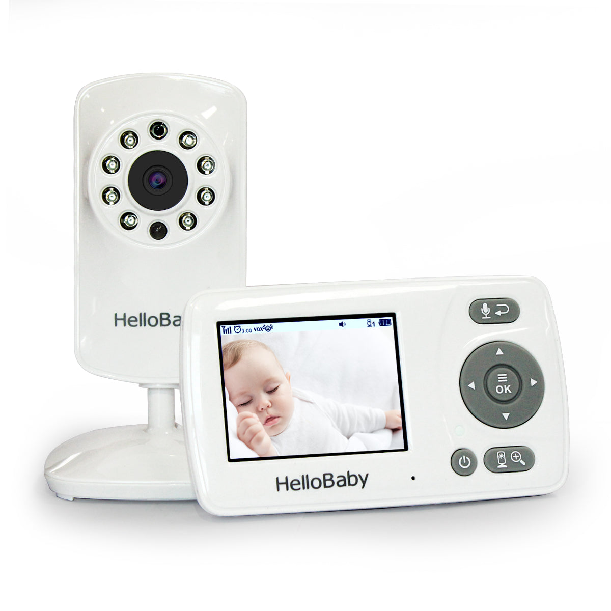 hellobaby best baby monitor - Hellobaby monitor HB30 | Video Baby Monitor with Camera