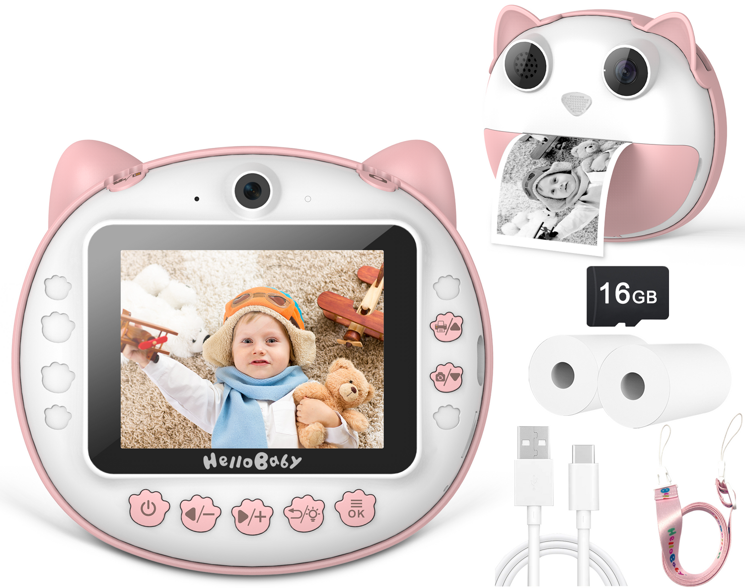 HelloBaby Instant Print Camera for Kids
