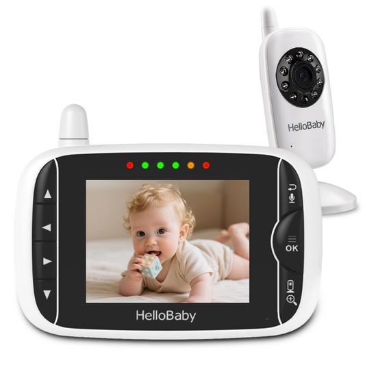 hellobaby best baby monitor - HelloBaby 3.2” Video Baby Monitor with 1 camera HB39  