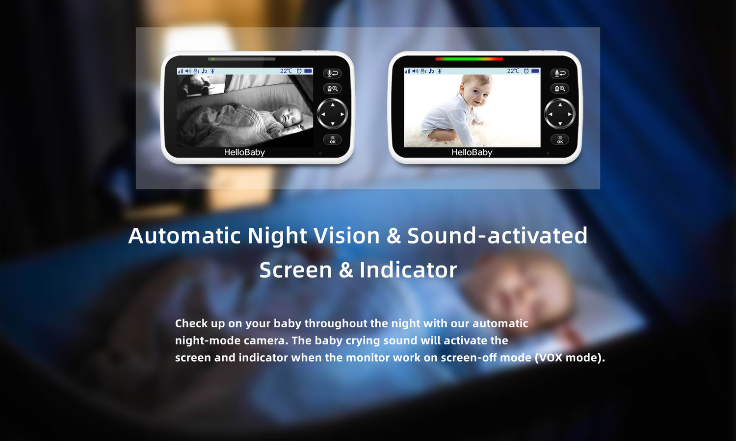 infrared night vision & VOX mode