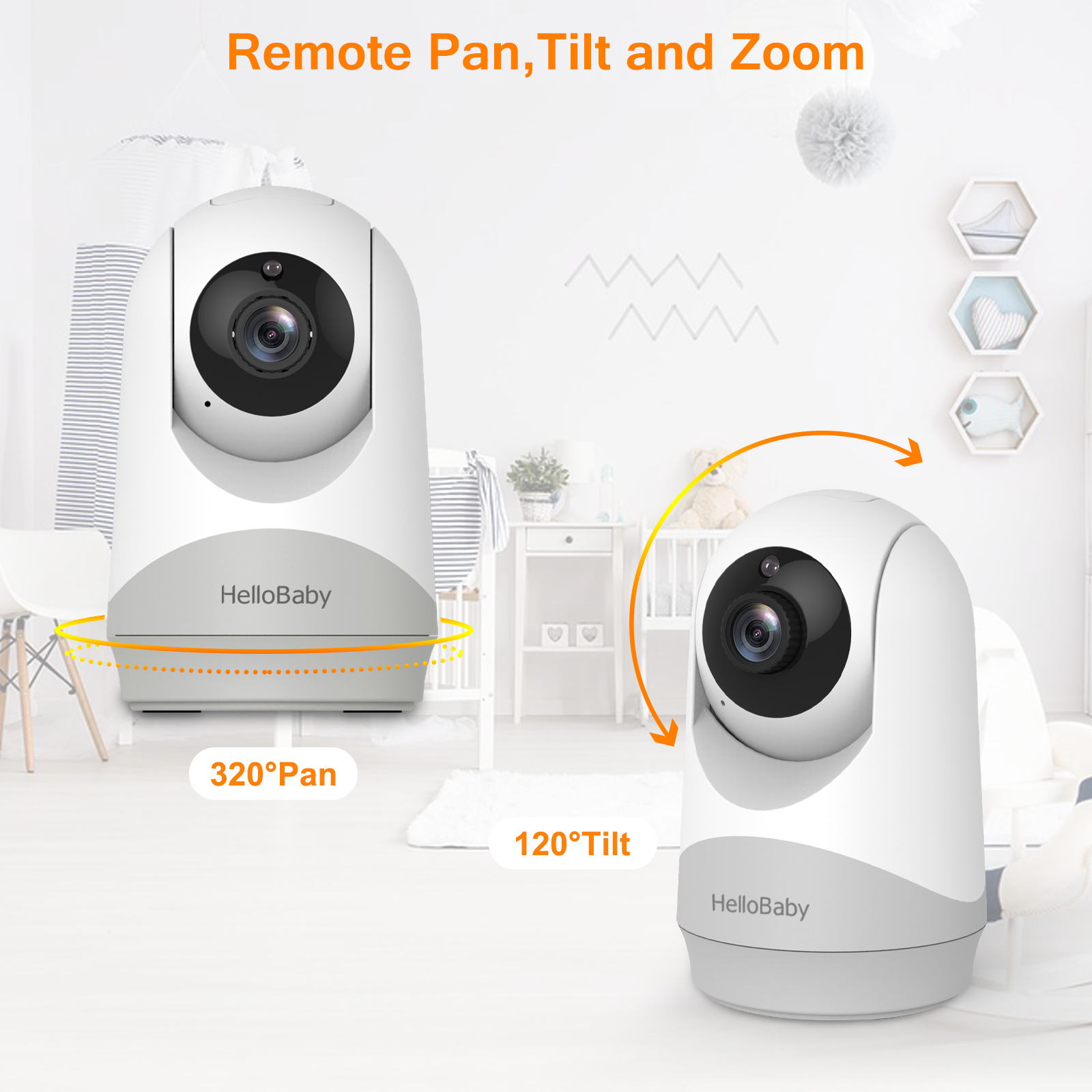 hellobaby best baby monitor - HelloBaby Camera | Add-on Camera for HB6256 (Offline Model)  