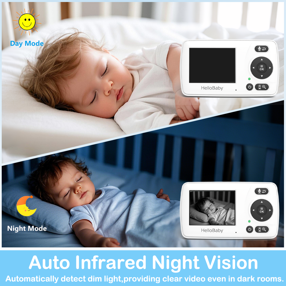 HB2530 3.2” Video Baby Monitor