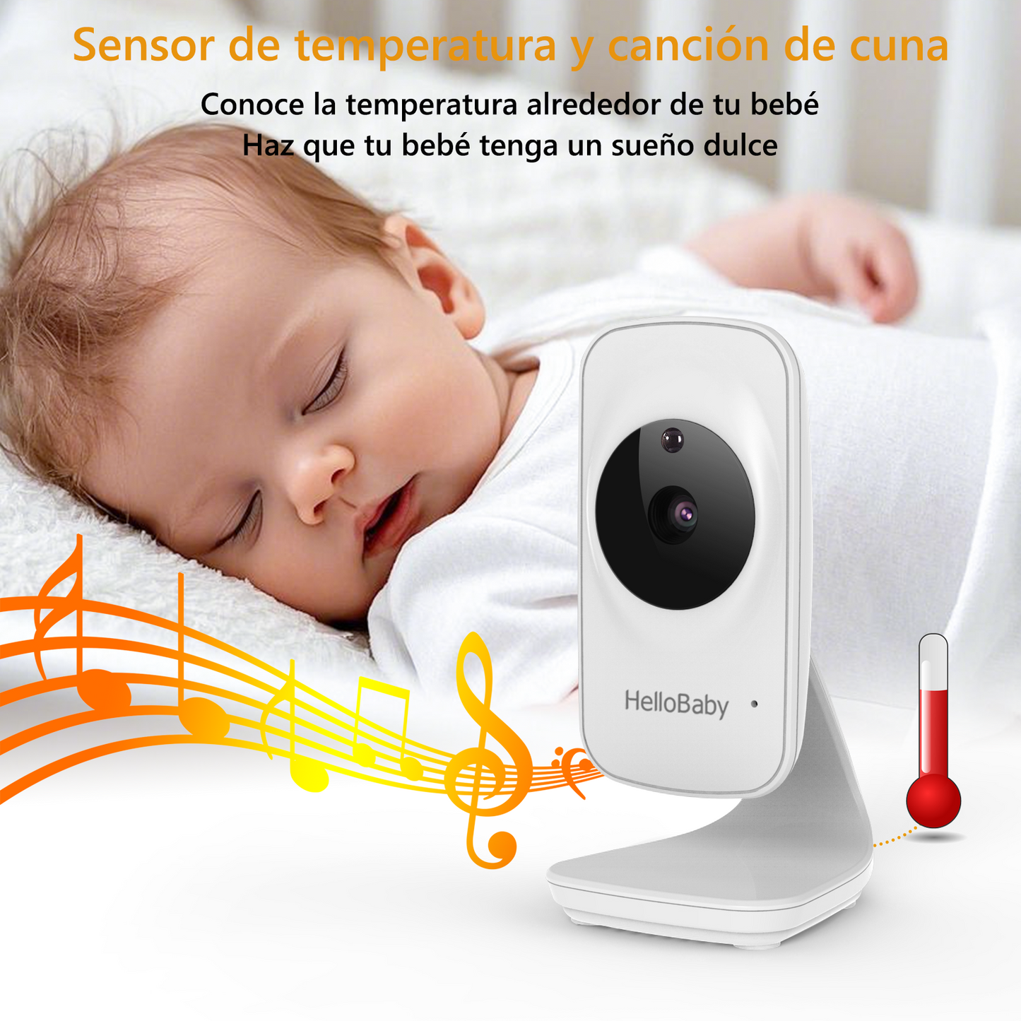 HB2033 3.2” Video Baby Monitor