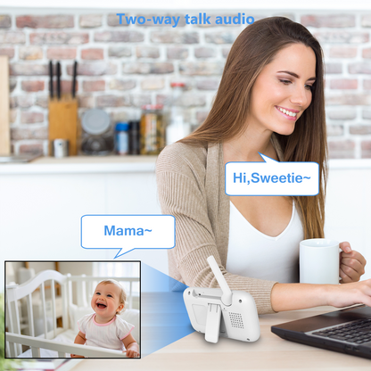 HB2036 3.2” Video Baby Monitor