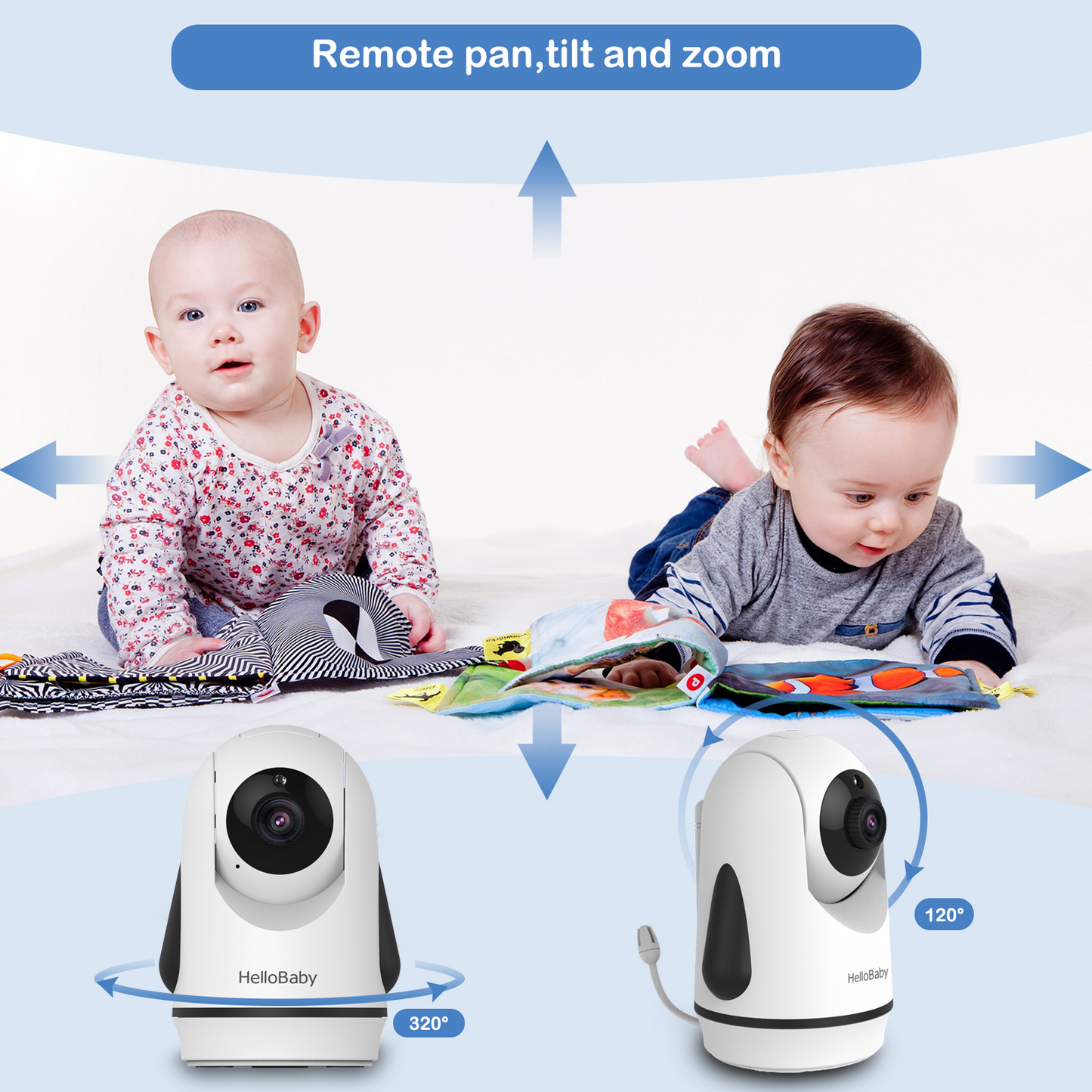 HB6352 5.0” Video Baby Monitor