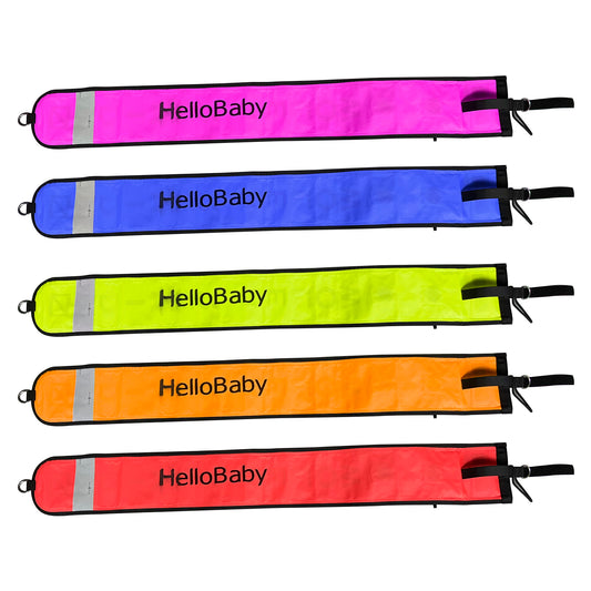 hellobaby best baby monitor - Hellobaby Diving nylon SMB (Surface Marker Buoy) for sea snorkeling and deep diving, signal positioning, warning, inflatable buoy with reflective, spool.  
