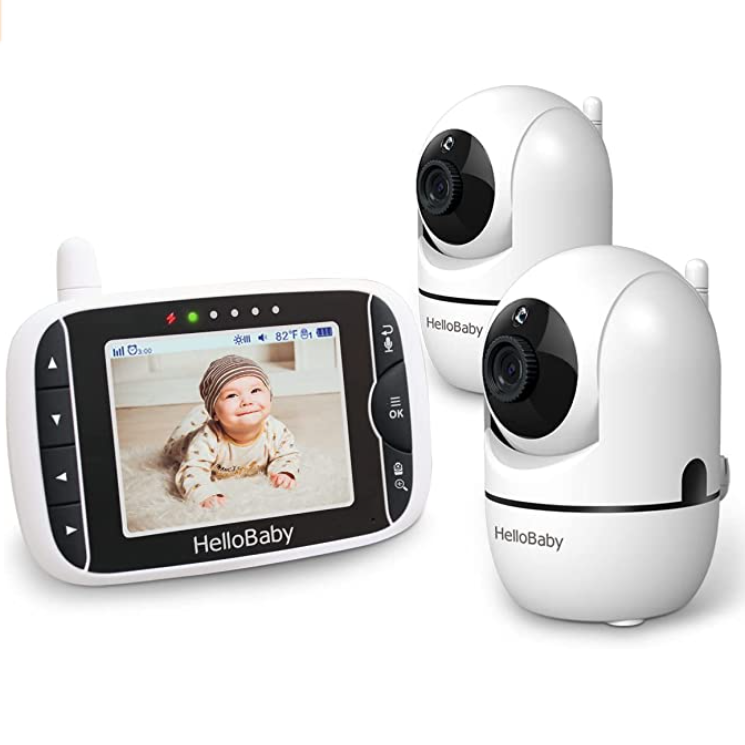 hellobaby best baby monitor - HelloBaby Monitor HB65 |  Baby Monitor with another Add-on cameras  