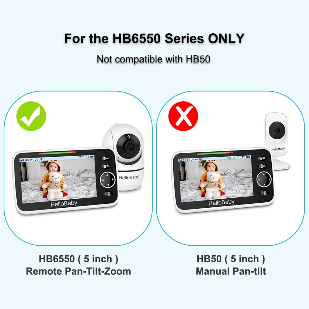 HelloBaby Monitor HB6550 | Baby Monitor with another Add-on cameras