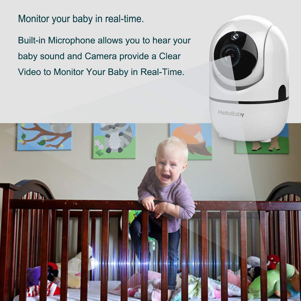 hellobaby best baby monitor - Hello Baby Camera | Baby Unit Add-on Camera for HB65, NOT Compatible with HB6550, HB66, HB50 and HB32  