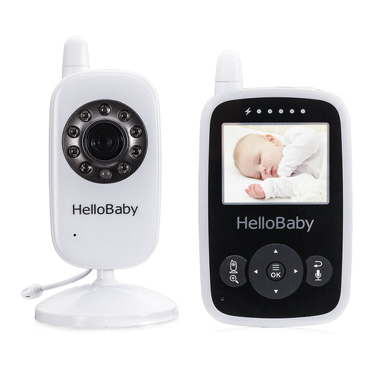 Babyphone HelloBaby HB66 avec caméra - Mobile à distance - Vision nocturne  - Fonction