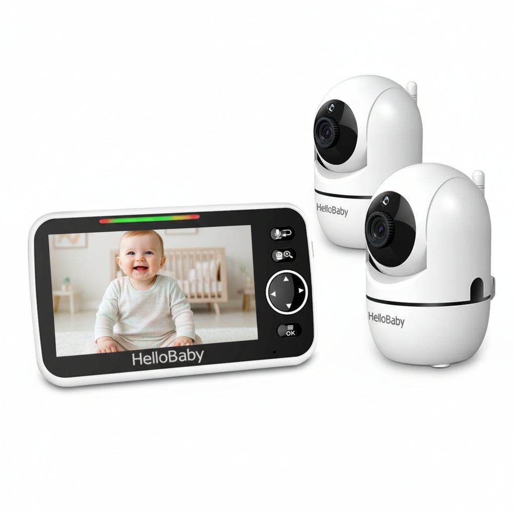 hellobaby best baby monitor - HelloBaby Monitor HB6550 |  Baby Monitor with another Add-on cameras  