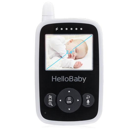 HelloBaby Extra Camera for Video Baby Monitor, Baby Unit Add-on Camera for  HB65 and HB248, Not Compatible with HB66 HB32